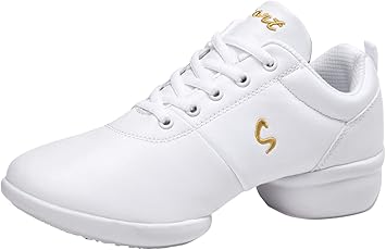 Amazon Co Jp スニーカー レディース ダンスシューズ ダンススニーカー 通気 シューズ スニーカー 軽量 スポーツ ジャズ ホワイト ブラック 全3種類 22 22 5 23 23 5 24 24 5 25 25 5 26 スポーツ アウトドア