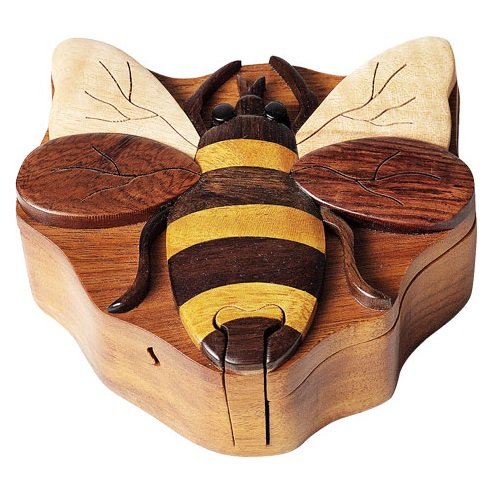 Bee - Secret Wooden Puzzle Box