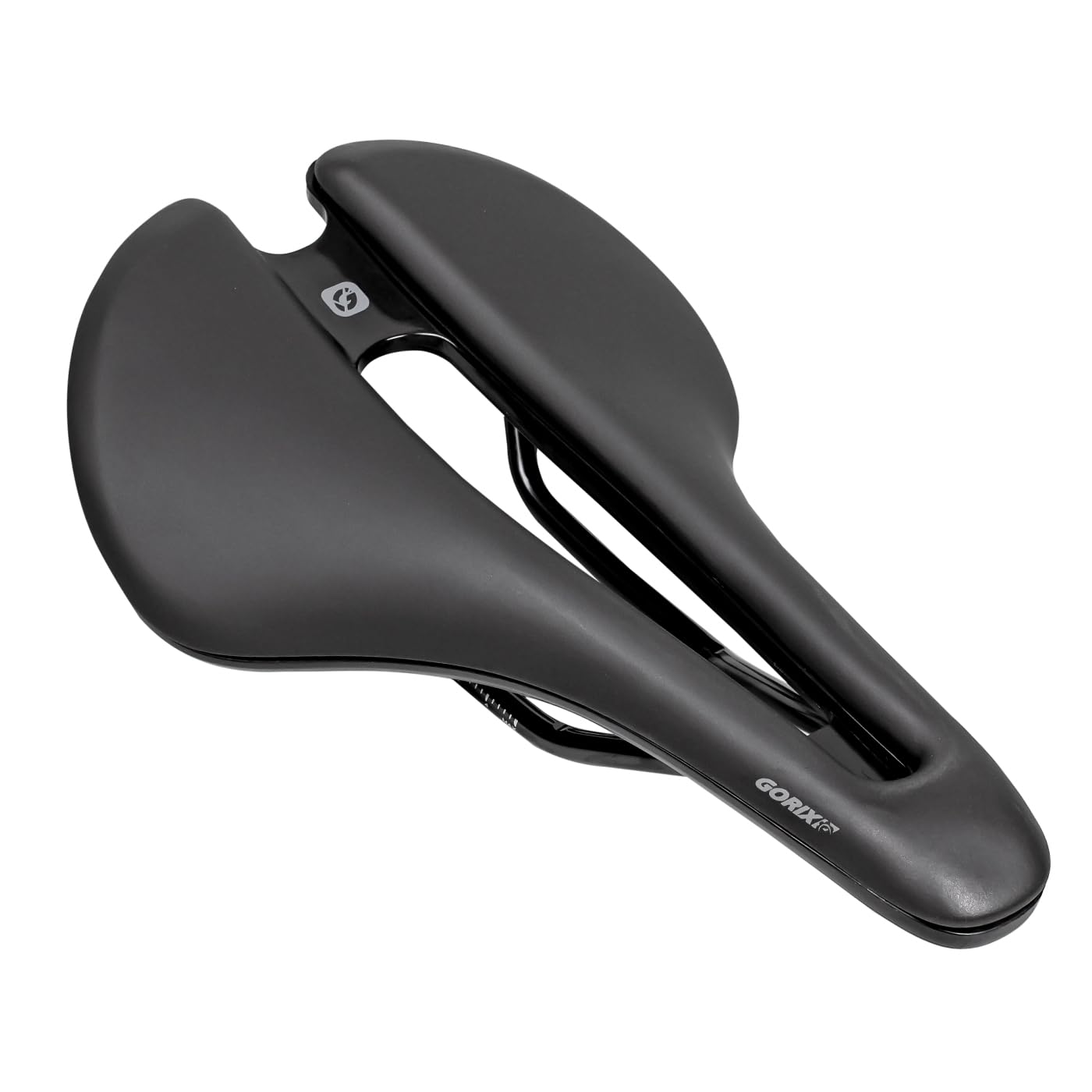 GORIX Bike Short Saddle Seat Short Nose Wide Shock Absorption Road Bicycle (GX-SA320)