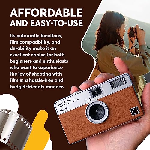 Reusable Film Camera 35mm Bundle Includes Kodak Ektar H35 Half