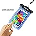 Becko Blue Waterproof Case Touch Responsive Front and Back, Wallet, Dry Bag, Pouch for 4.7