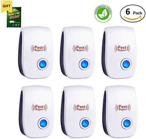 HongKang 3 packs or 6 packs Multi - functional ultrasonic electronic insect repellent, deworming equipment