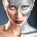 Mehron Makeup Paradise AQ Glitter Face and Body Paint, SILVER - .25 oz