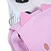 Cute Cat Canvas Backpack Schoolbag Lightweight Bookbag For Women Kids Girls Outdoor(pink01)