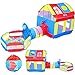 Joyin Toy Pop-up Deluxe Big Play House Play Tent with Tunnel and Pit Ball Pool Playground