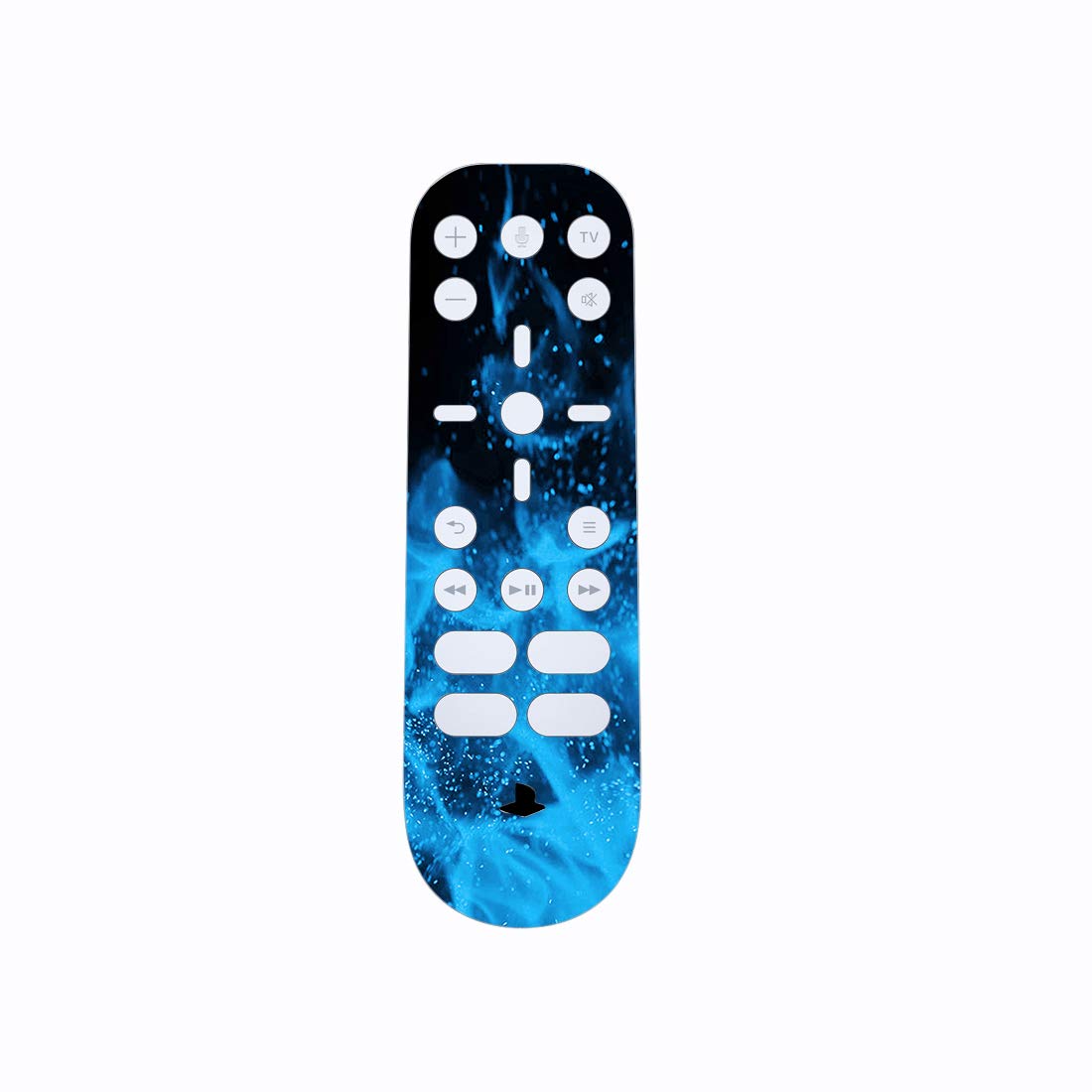 PlayVital Blue Flame Full Set Skin Decal for ps5 Console Disc Edition, Sticker Vinyl Decal Cover for ps5 Controller & Charging Station & Headset & Media Remote