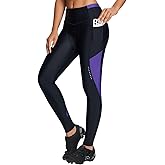 baleaf Women's Bike Pants 4D Padded Cycling Tights High Waisted Bicycle Clothes Pockets Biking Apparel UPF 50+