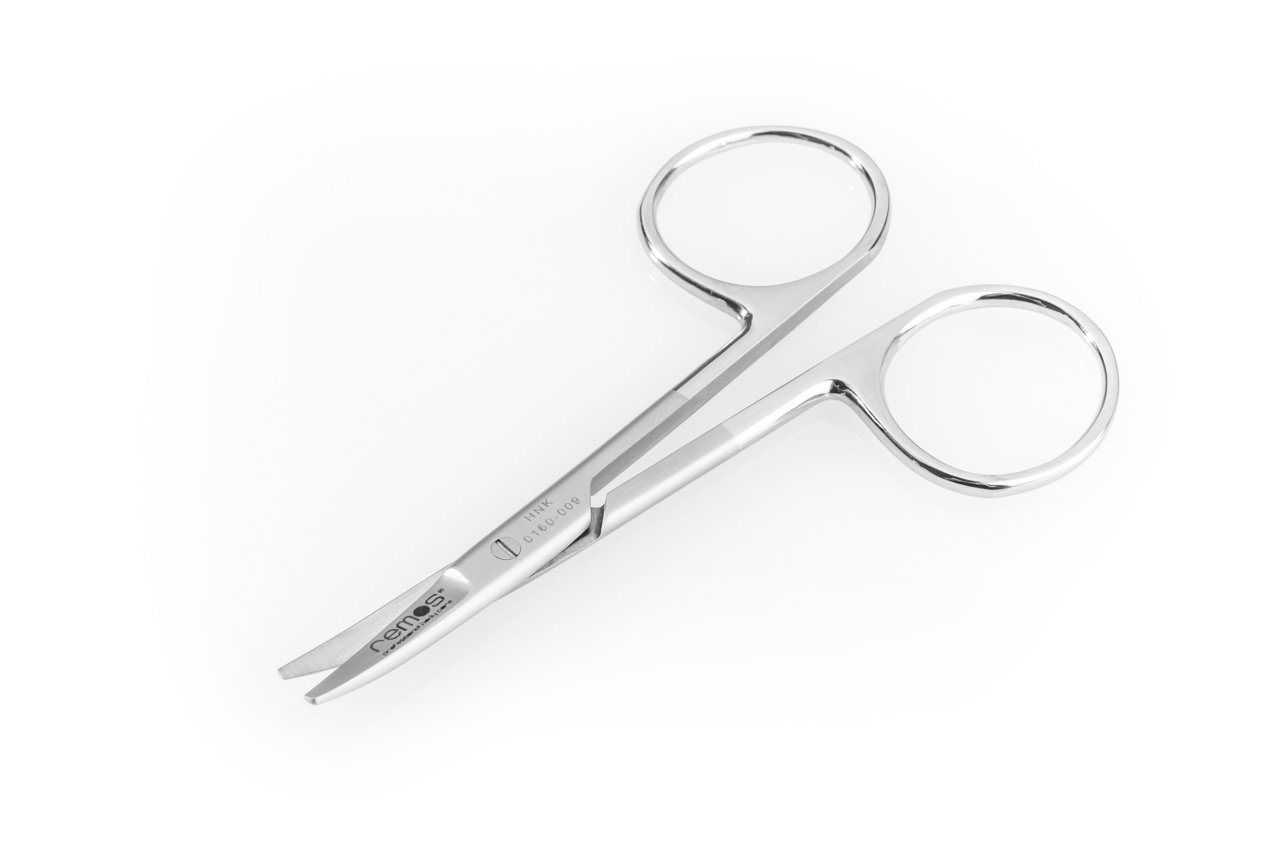 REMOS Baby Nail Scissors Stainless Steel Serrated Blade