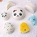Joykith Mini Soft Cake Bread Toys Set Slow Rising Simulation Food Toy Key Cellphone Chain Bread/Buns Phone Charm Key Chain Strap Child Gift (Random Colour)