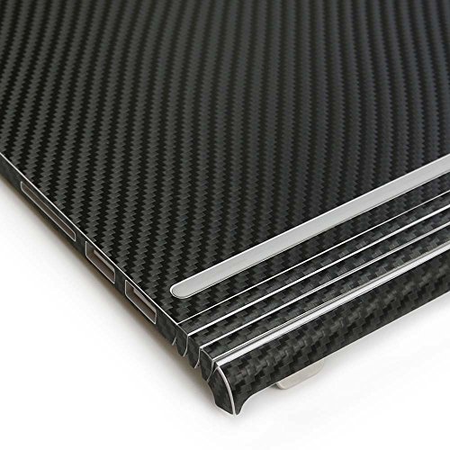 Microsoft Surface Book 2015 Keyboard Black Carbon Fiber Full Skin Protector by ArmorSuit MilitaryShield Anti-Bubble Shield w/ Lifetime Replacements