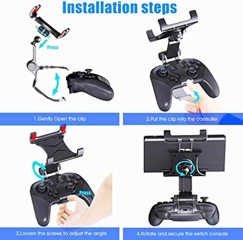 Switch Pro Controller Clip Mount Clamp for Switch/Switch Lite