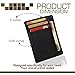 Luxe Leather Front Pocket Slim Minimalist RFID Blocking Wallet for Men & Women (LX003),Black