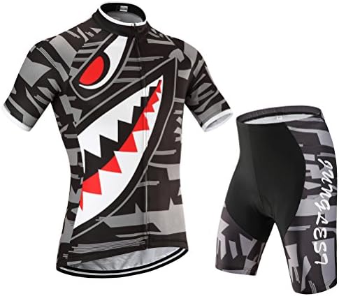Men's cycling jersey and shorts set ,short sleeve ,JUNGLEST Chest 36-38 inchs