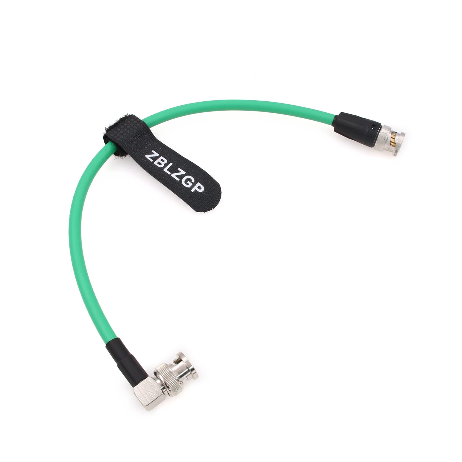 ZBLZGP 12G SDI 4K BNC Male to Right Angle BNC Male Video Coaxial Cable for Sony Blackmagic Decimator Converter Komodo Alexa Sony Atomos Broadcast Camera Monitor