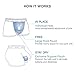 DAVID ARCHY Men's 4 Pack Micro Modal Separate Pouch Briefs with Fly (M, Olive Green)