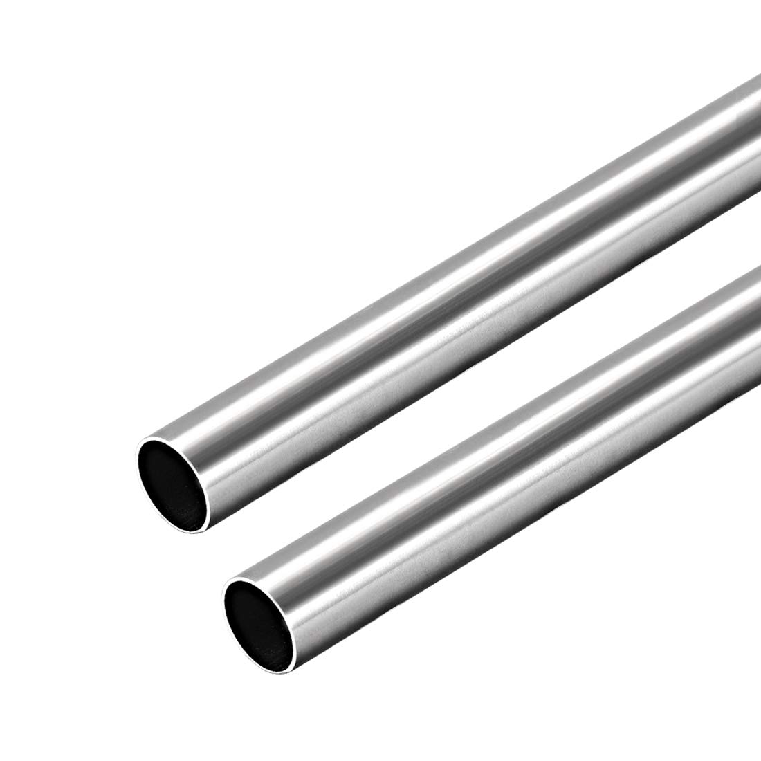 uxcell 304 Stainless Steel Round Tubing 10mm OD 0.4mm Wall Thickness 250mm Length Seamless Straight Pipe Tube 2 Pcs