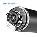 uxcell DC 12V 7RPM 30Kg.cm Self-Locking Worm Gear Motor with Encoder and Cable, High Torque Speed Reduction Motor