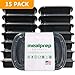 Meal Prep Containers 1 Compartment - Plastic Food Containers for Meal Prepping - Lunch Containers Food Prep Containers - Reusable Food Storage Containers with lids [15 pack]