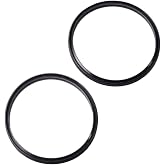 CNUPSM Turbocharger Intercooler Boost Pipe Hose Seal O-Ring 2PCS Compatible With Audi A1 A3/S3 A4/S4 Q3 Q7 TT Bora Golf Passat Jetta Seat Skoda 3C0145117