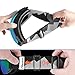 OutdoorMaster Ski Goggles PRO - Frameless, Interchangeable Lens 100% UV400 Protection Snow Goggles for Men & Women (Black Frame VLT 18% Grey Lens with Full REVO Green and Free Protective Case)