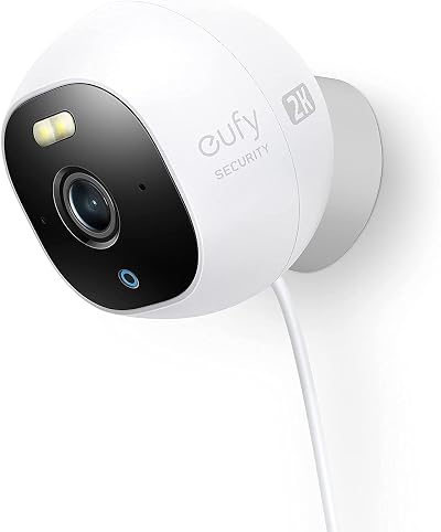 eufy Security Solo OutdoorCam E220 C24 2K Spotlight IP67 Wired Camera