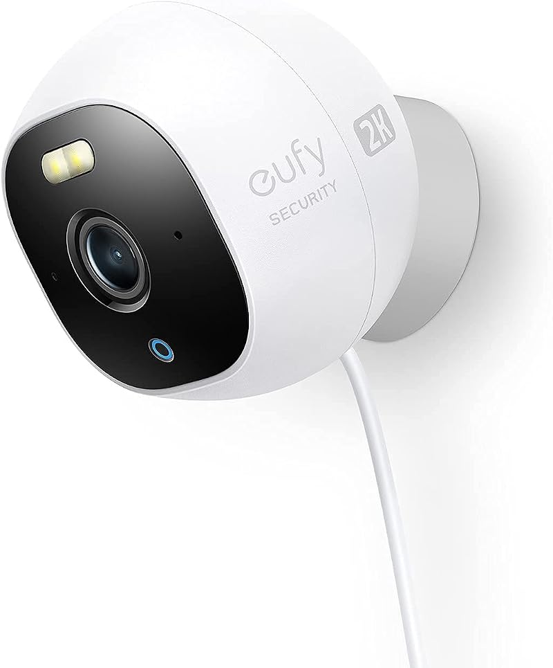 eufy Security Solo OutdoorCam E220 C24 2K Spotlight IP67 Wired Camera