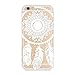 6 Case,6 Plus Case -LANDFOX Fashion Style 3PC Henna Floral Paisley Flower Clear Hard Case Cover Skin (iphone 6 plus 5.5