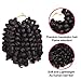 Roktress 6 Packs 8 Inch Jamaican Bounce Crochet Hair Jumpy Wand Curl Crochet Hair African Ombre Kanekalon Synthetic Crochet Braiding Hair Extensions For Black Women (8