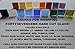 FortySevenGems™ 100 Pieces Stained Glass Mosaic Tiles 1/2-Inch Yellow Cathedral Glass