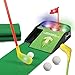 Uboway Mini Golf Putting Green Putting Mat Set with Sound Effect for Kids, Toddlers, Golf Beginner