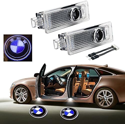 ANKIA 2Pcs Car Door LED Laser Logo Projector Light Ghost Shadow Welcome Lamp Symbol Emblem Courtesy Step Lights Ground Lamp Kit