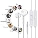 Earbuds,Earphones,Headphones,in Ear Earphones,Ear Buds Wired with Mic Compatible foriPhone 8/8 Plus/X/Xr/Xs/7/7 Plus/Samsung Galaxy S9 Edge 8/Huawei/LG/BlackBerry Mobile Devobile Device