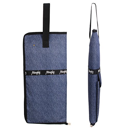 Mugig Drumstick Bag, Super Volume Support 12 Pairs Drumstick & Sheet Music and Small Accessorie for Drumstick (Blue) - Thumbnail 7