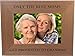CustomGiftsNow Only The Best Moms Get Promoted to Grandma 4x6 Inch Natural Wood Picture Photo Wooden Tabletop/Hanging Frame
