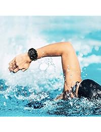 Funda impermeable para iWatch 1.654 in Series 2 y 3 con correa de silicona suave de alta calidad para Apple Watch, resistente a los impactos [resistente funda protectora iWatch]