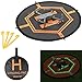 XBERSTAR Double Side Day&Night Foldable Apron Landing Pad for DJI Mavic Pro Spark Inspire 1 Phantom4 3 Mavic Air Quadcopter RC Drone Portable Fast-fold launch helipad