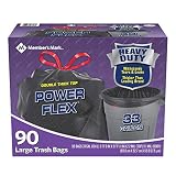 Member's Mark Power-Guard Drawstring Trash Bags 33