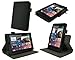 rooCASE Dual-View Multi Angle (Black) Vegan Leather Folio Case Cover for Google Nexus 7 Tablet