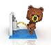 LOZ Diamond Blocks Brown Bear Peeing 9430 (350pcs)