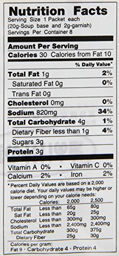 MIKO BRAND MISO SOUP WITH FRIED TOFU (ABURA-AGE), 6.21 OUNCE