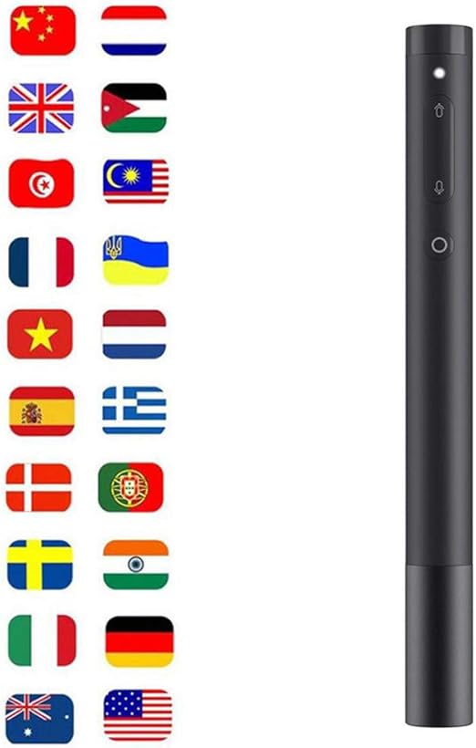 Amazon Com Djflight Muama Enence Translator De Voz Portatil Inteligente Rotulador Traductor De Idiomas Instantaneo En Tiempo Real 40 Idiomas Viajes Reuniones De Negocios Busqueda De Rutas Oficina Home Kitchen