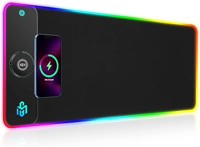 GIM Wireless Charging RGB Gaming Mouse Pad 15W Large 800x300x4MM Non-Slip
