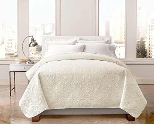 Regal Home Bedspreads - Quilts with Modern Box Stitch Design - Full/Queen Coverlets or Comforters