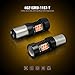 SiriusLED Extremely Bright 35W 2835 Chipset 21 SMD LED Bulbs with Projector for Car Turn Signals Daytime Running DRL Brake Tail Lights Dual Brightness 1157 2057 2357 7528 BAY15D P21/5W Amber Yellow