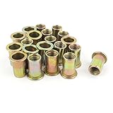 20pcs Flat Head Metric Steel M10 Blind Insert Rivet Nut