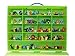 Pokemon TM Compatible Organizer - Perfect Pokemon TM figure Compatible Storage Case - Fits Up Approx 200 Characters, [Sturdy Case And Carrying Handle- Green / Lime] - Not with any figure