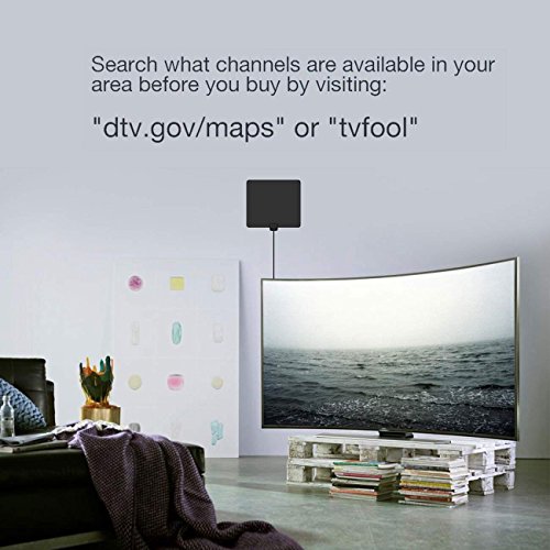 image for MATIS TV Antenna,Amplified HD Digital TV Antenna with Long 60-80 Miles