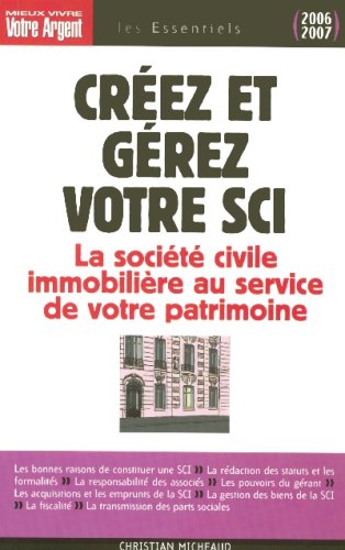 Créez et gérez votre SCI