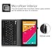 Fintie Dragon Touch X10 (Previous Edition, 2015 Release) Keyboard Case - Premium PU Leather Folio Cover with Removable Wireless Bluetooth Keyboard for Dragon Touch X10/ Fusion5 108 10.6