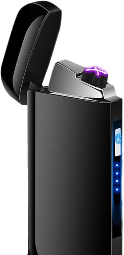 Amazon Com Tesla Atomic Usa Electric Plasma Arc Candle Gas Grill Lighter With Power Indicator Usb Rechargeable Windproof Fueless Flameless Arcfyr Design Safe Economic Health Personal Care